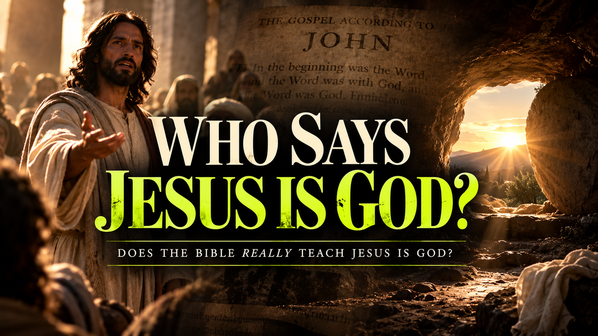 WHO Says Jesus Is God? Does the Bible REALLY Teach Jesus Is God?