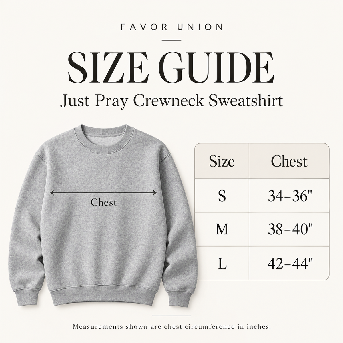 Just Pray Crewneck